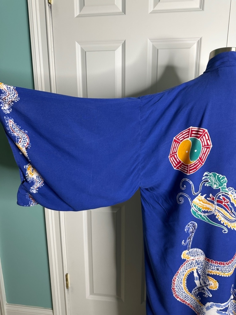 Java Wraps Vintage Dragon Kimono Robe OSFA - Picture 4 of 8